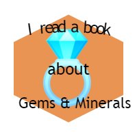 Badge: Read a Book about Geology, Gems, or Minerals