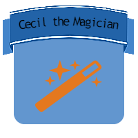 Badge: Cecil the Magician